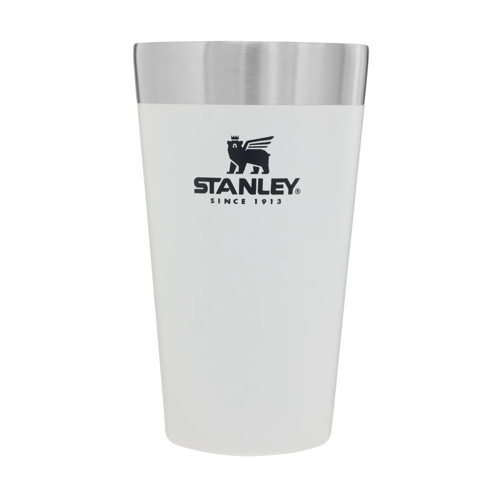 美國stanley ​​​冒險系列 雙層真空不銹鋼 品脫杯 0.47L /簡約白