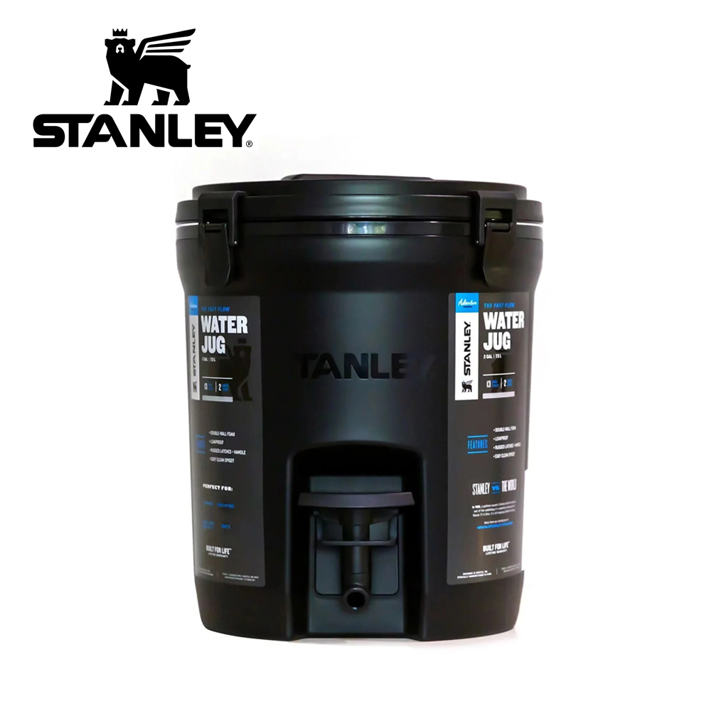 美國STANLEY 冒險系列 Water Jug 保溫冷飲桶 7.5L/ 極致黑