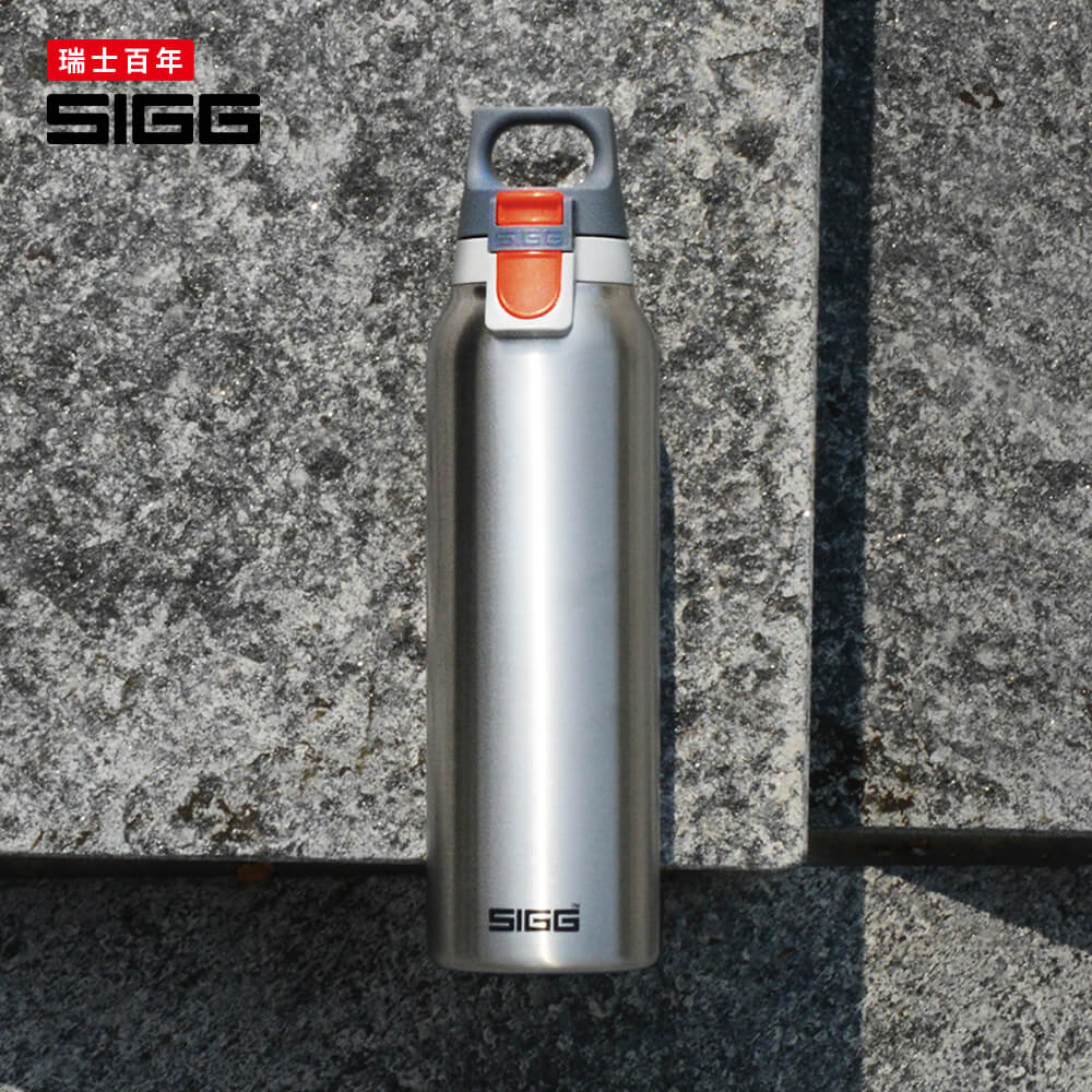 瑞士百年 SIGG 彈蓋輕量保溫瓶 550ml - 霧銀