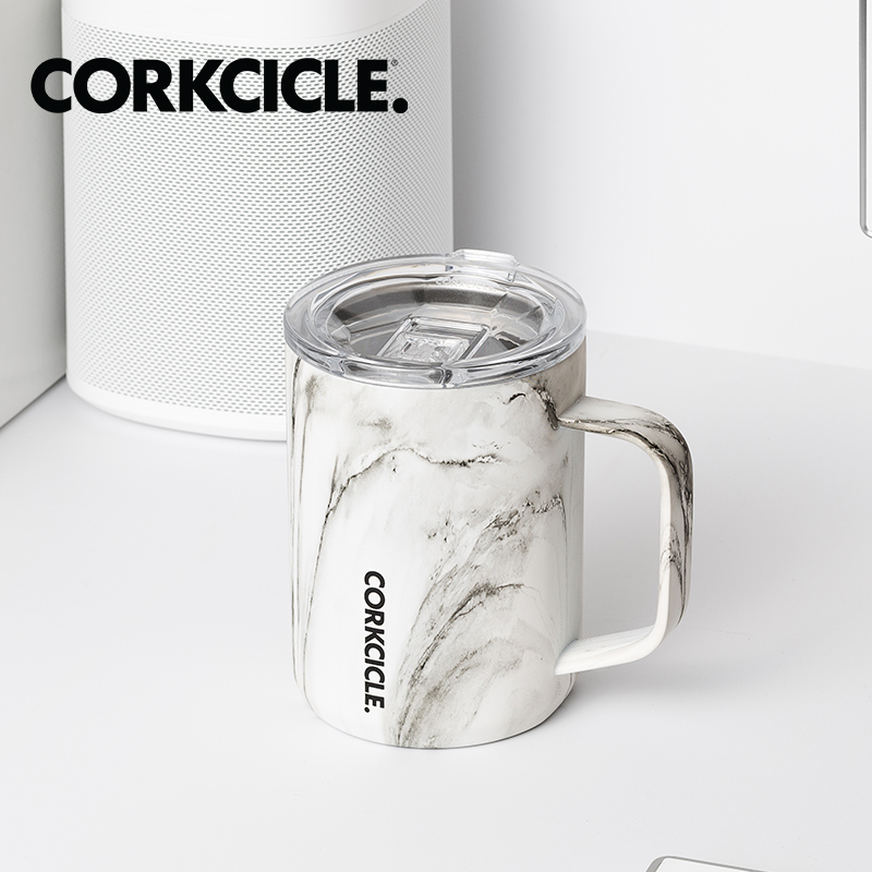 酷仕客CORKCICLE 三層真空咖啡杯475ml- 純粹系列-大理石紋