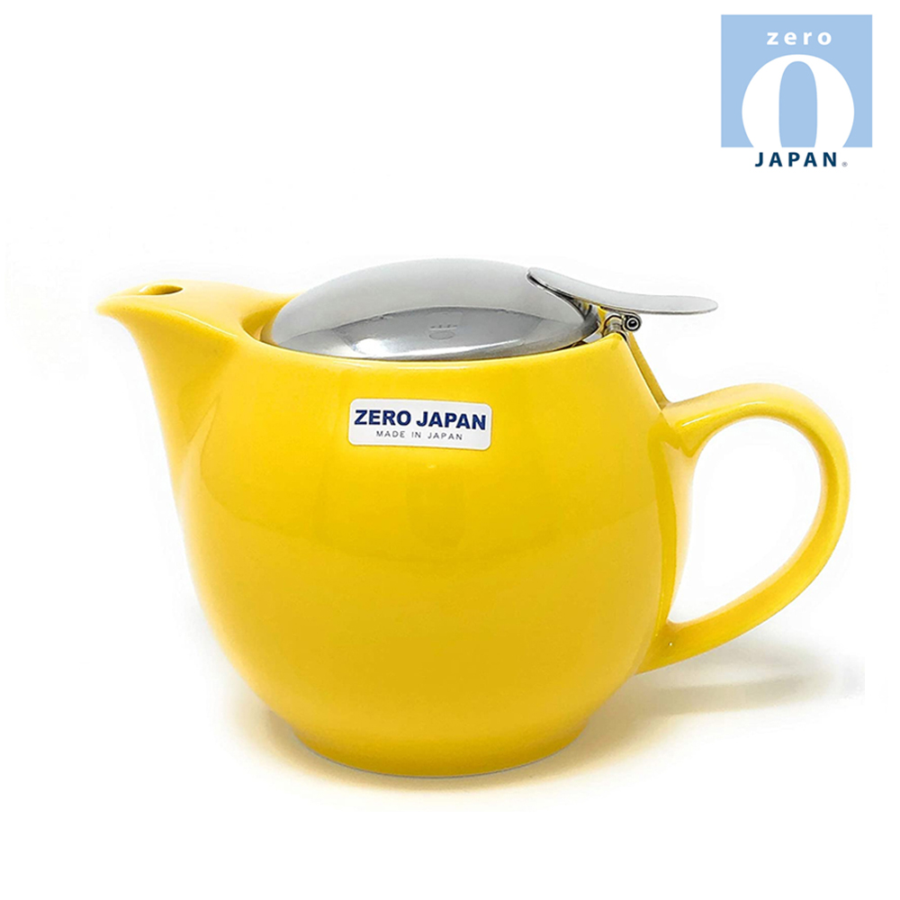 【ZERO JAPAN】典藏陶瓷不銹鋼蓋壺(甜椒黃)450cc