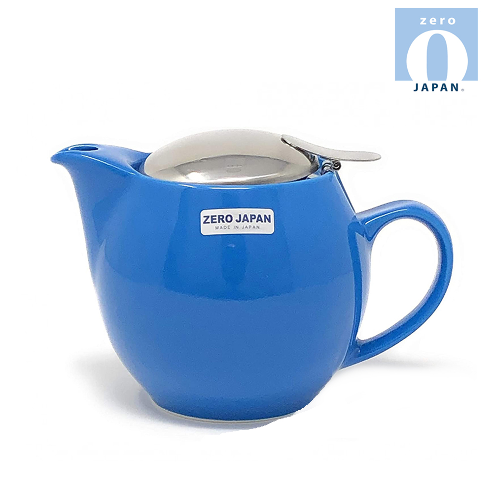 【ZERO JAPAN】典藏陶瓷不銹鋼蓋壺(土耳其藍)450cc