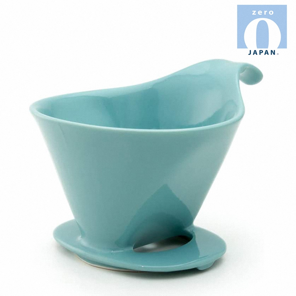 【ZERO JAPAN】典藏陶瓷咖啡漏斗(大)(湖水藍)