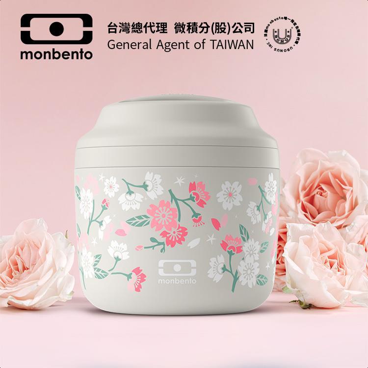 【MONBENTO】不銹鋼真空燜燒罐 青櫻盛放