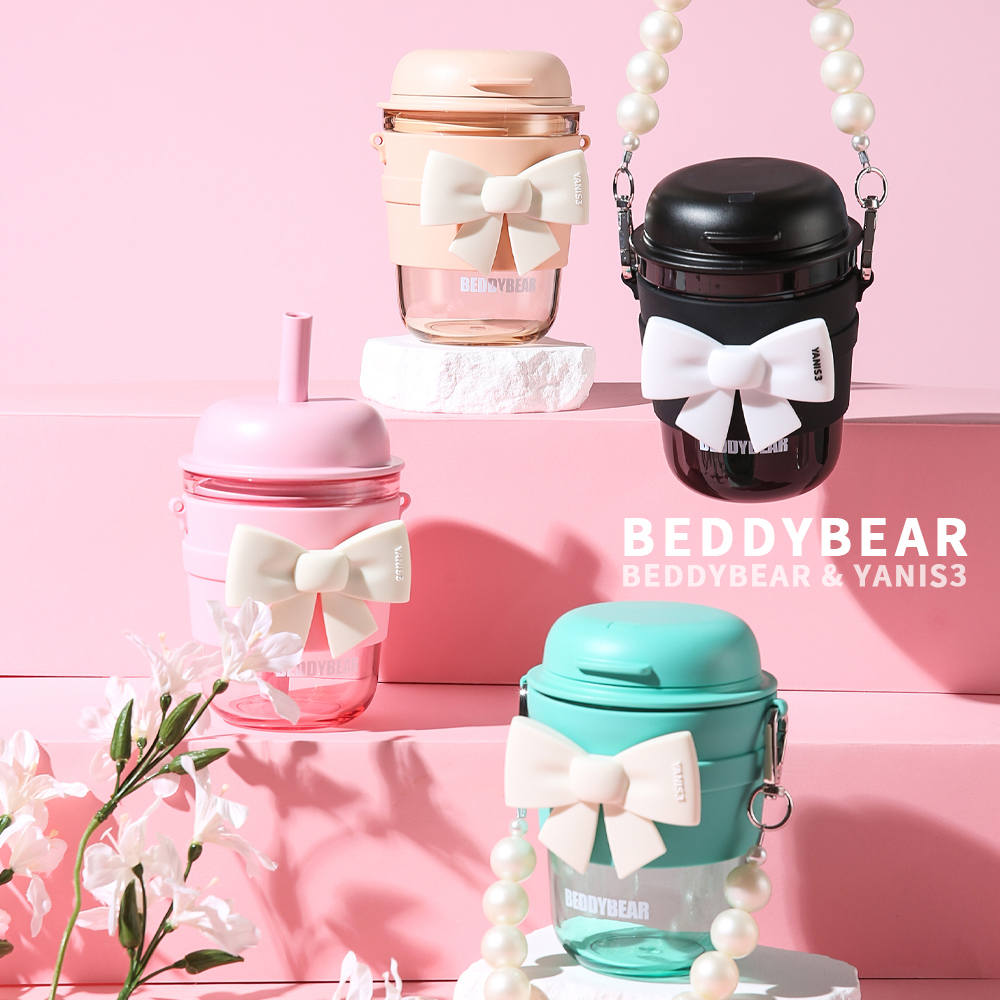 【BEDDYBEAR】BEDDYBEAR & YANIS3唐頓莊園系列鵝暖卵咖啡杯 TRITAN吸管杯 隨行杯