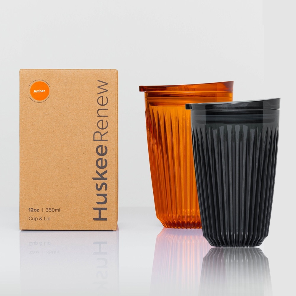 【Huskee】澳洲 Huskee Renew 環保杯 12oz/ 360ml (Tritan/ 附杯蓋/ 隨行杯/ 直飲杯)