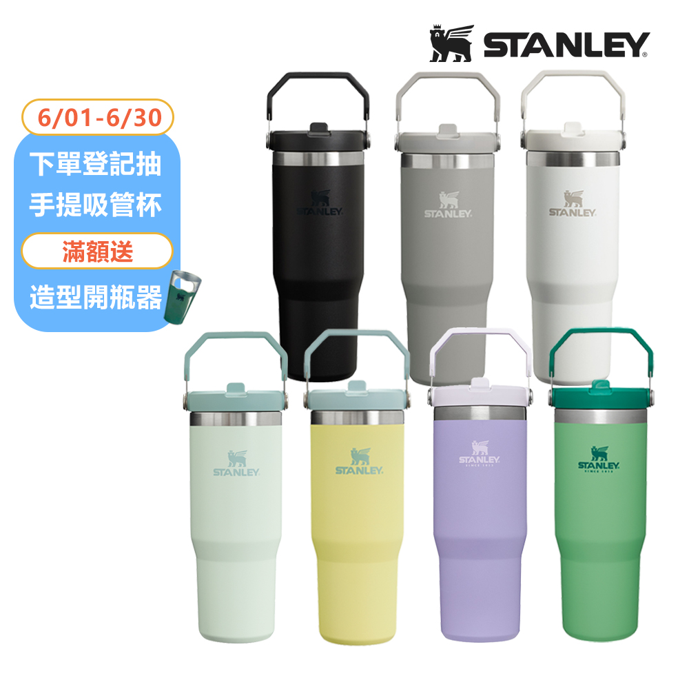 STANLEY 經典系列 IceFlow 手提吸管杯 0.88L