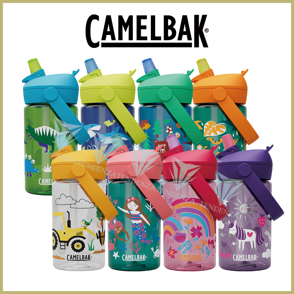 CamelBak 400ml Flip Straw 兒童吸管運動水瓶RENEW - 多色任選