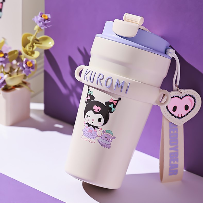 【BEDDY BEAR】 杯具熊 酷洛米心氣保溫咖啡杯 500ml(成人保溫杯 保溫瓶 兒童水壺)