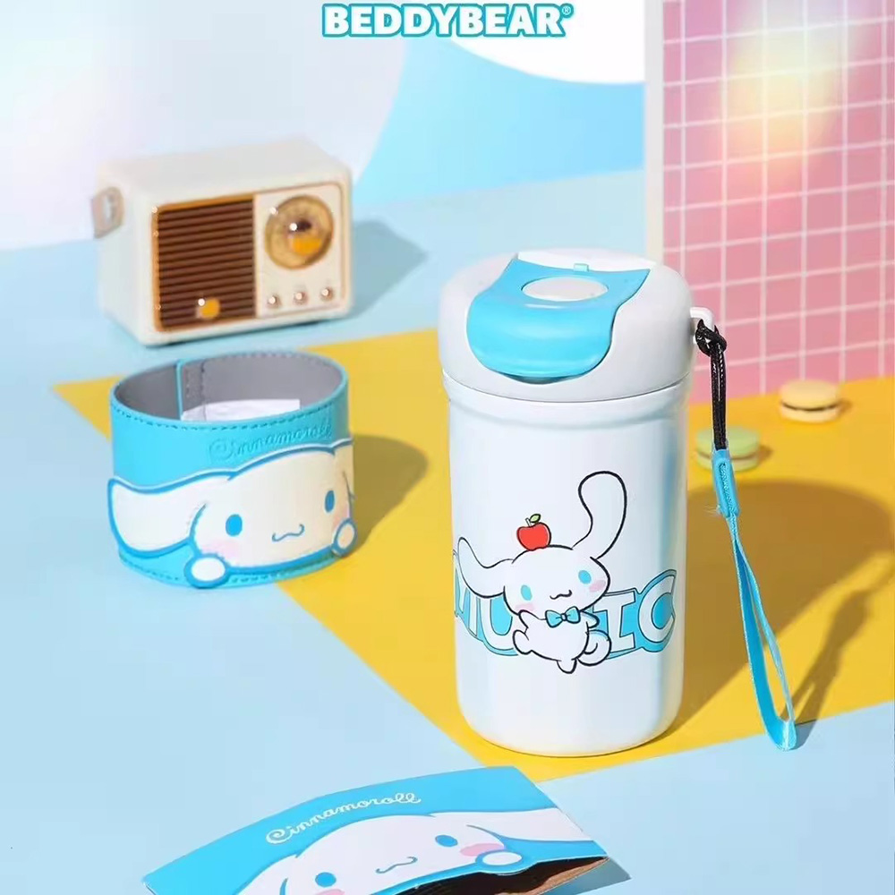 【BEDDY BEAR】 杯具熊 大耳狗都市咖啡杯 400ML(陶瓷塗層內膽 保溫 陶瓷杯 保溫杯)