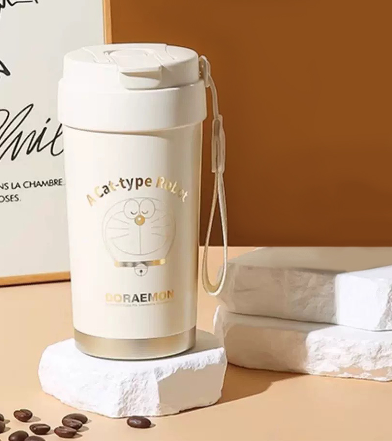 輕心保溫咖啡杯 500ml 白金夢