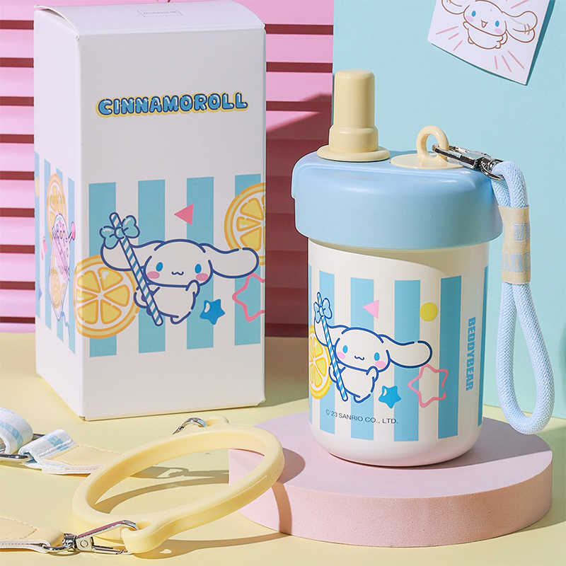 【BEDDY BEAR 杯具熊】果萃保溫隨手杯 450ml 遊樂大耳狗 ( 蓋子水壺 吸管水壺 兒童水壺)