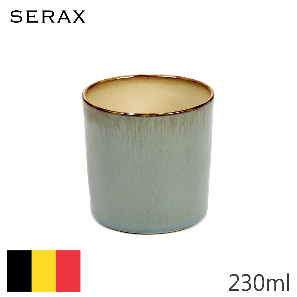 【Serax】比利時製ALG圓筒高杯-煙燻藍-230ml