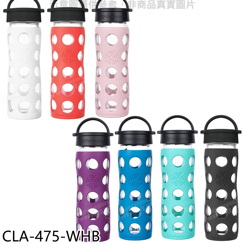 LIFEFACTORY 玻璃水瓶平口475cc玻璃杯【CLA-475-WHB】