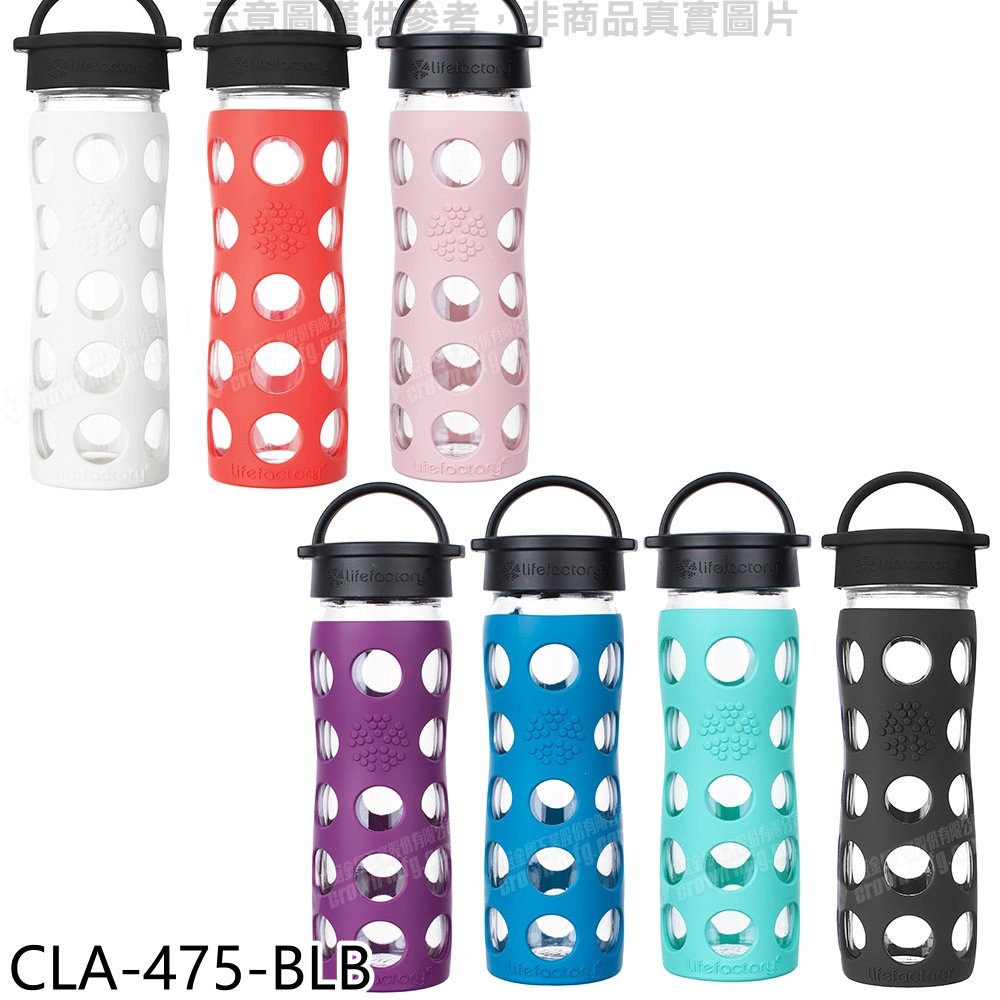 LIFEFACTORY 玻璃水瓶平口475cc玻璃杯【CLA-475-BLB】