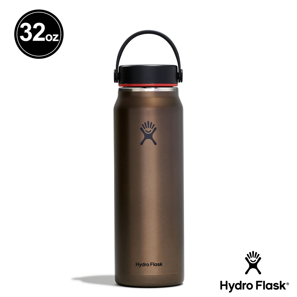 Hydro Flask 寬口輕量 32oz/946ml 不鏽鋼保冷 保溫瓶 曜石黑
