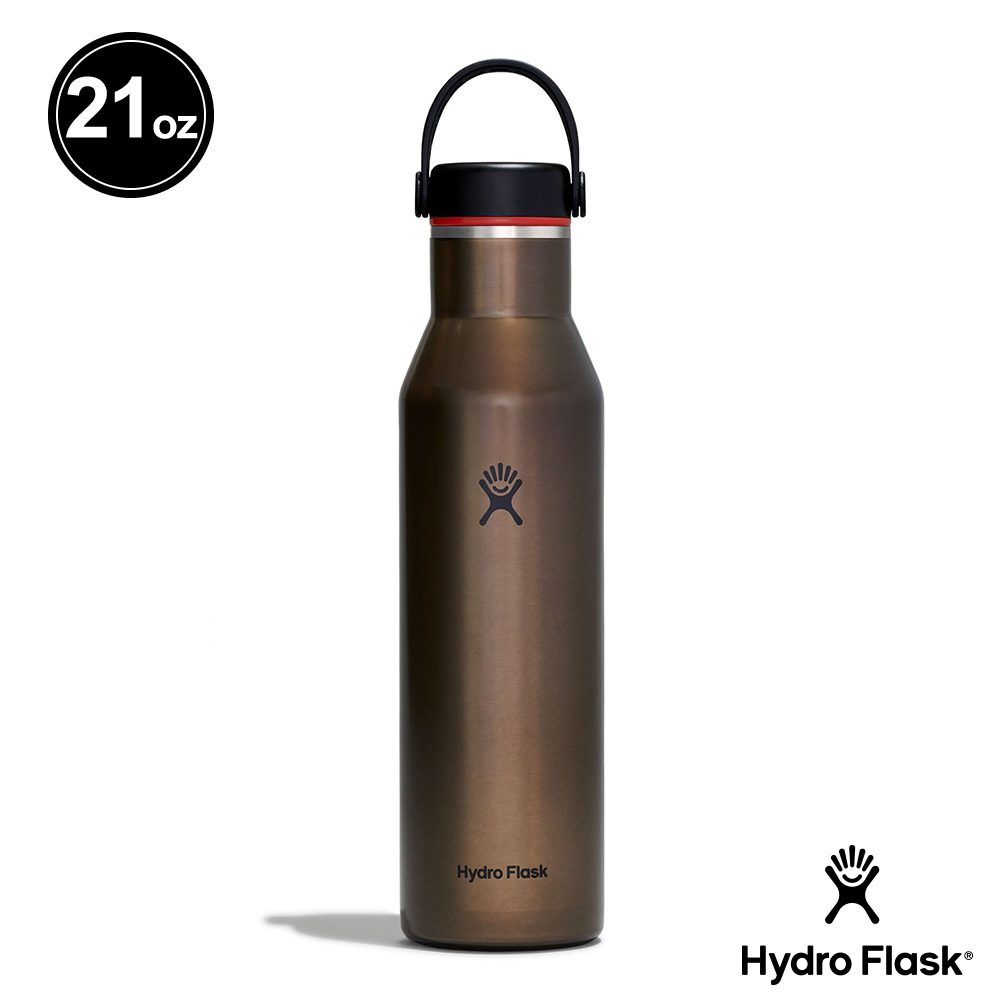 Hydro Flask 標準口輕量 21oz/621ml 不鏽鋼保冷 保溫瓶 曜石黑