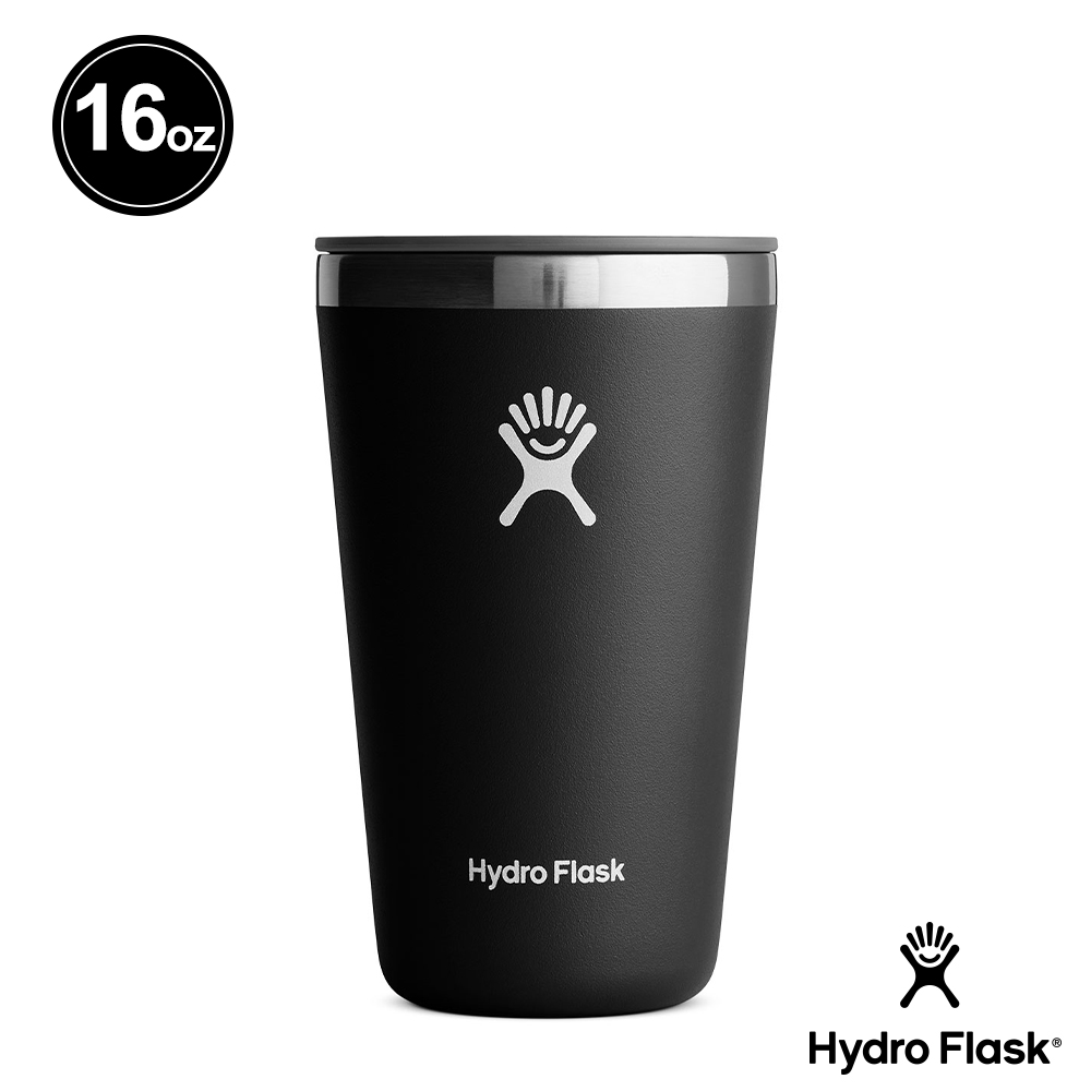 Hydro Flask 16oz/473ml 保冷 保溫隨行杯 時尚黑