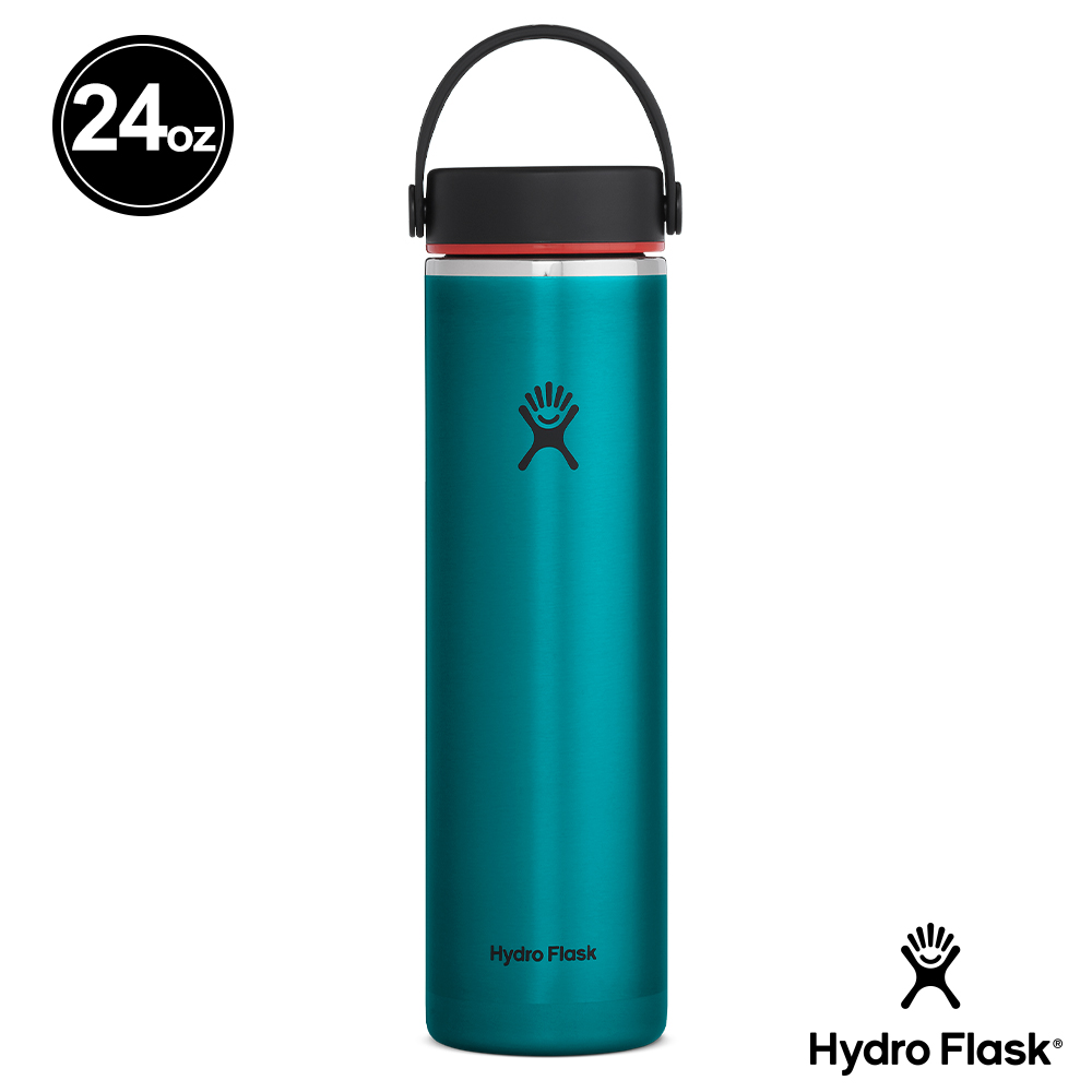Hydro Flask 寬口輕量 24oz/710ml 真空保溫鋼瓶 青石藍
