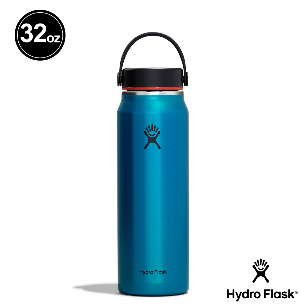 Hydro Flask 寬口輕量 32oz/946ml 不鏽鋼保冷 保溫瓶 青石藍