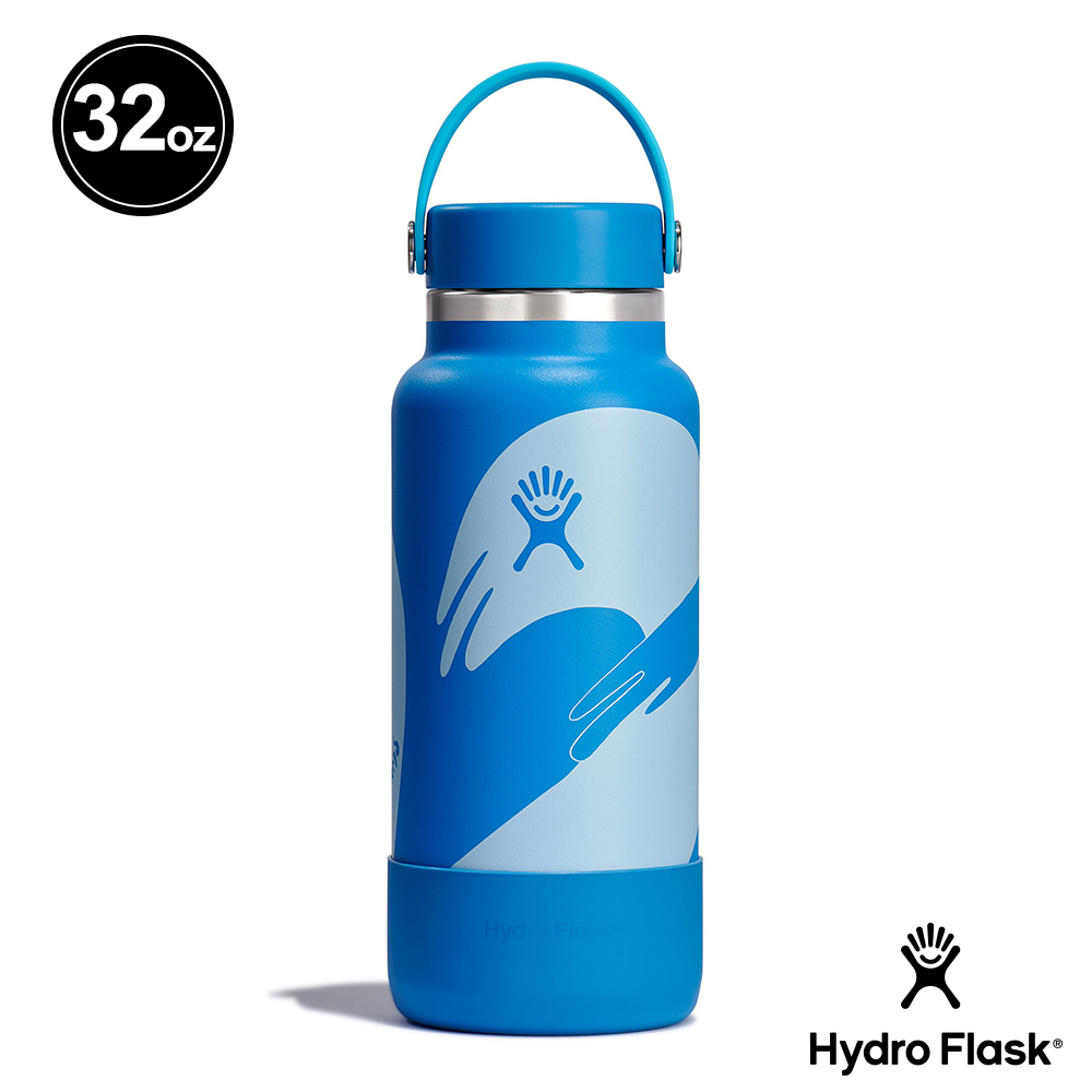 Hydro Flask Ty Williams 32oz/946ml 寬口真空保溫鋼瓶 藍寶石