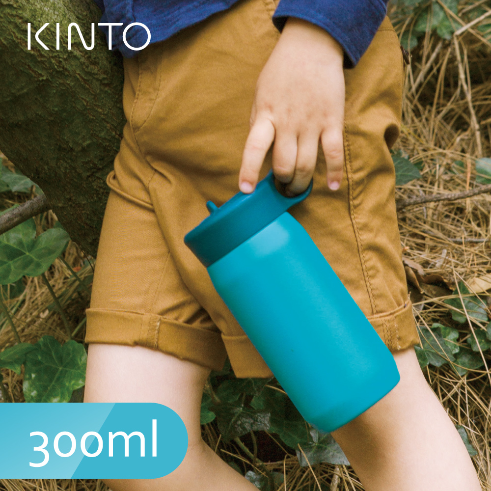 KINTO / PLAY TUMBLER 兒童保溫瓶300ml-藍綠
