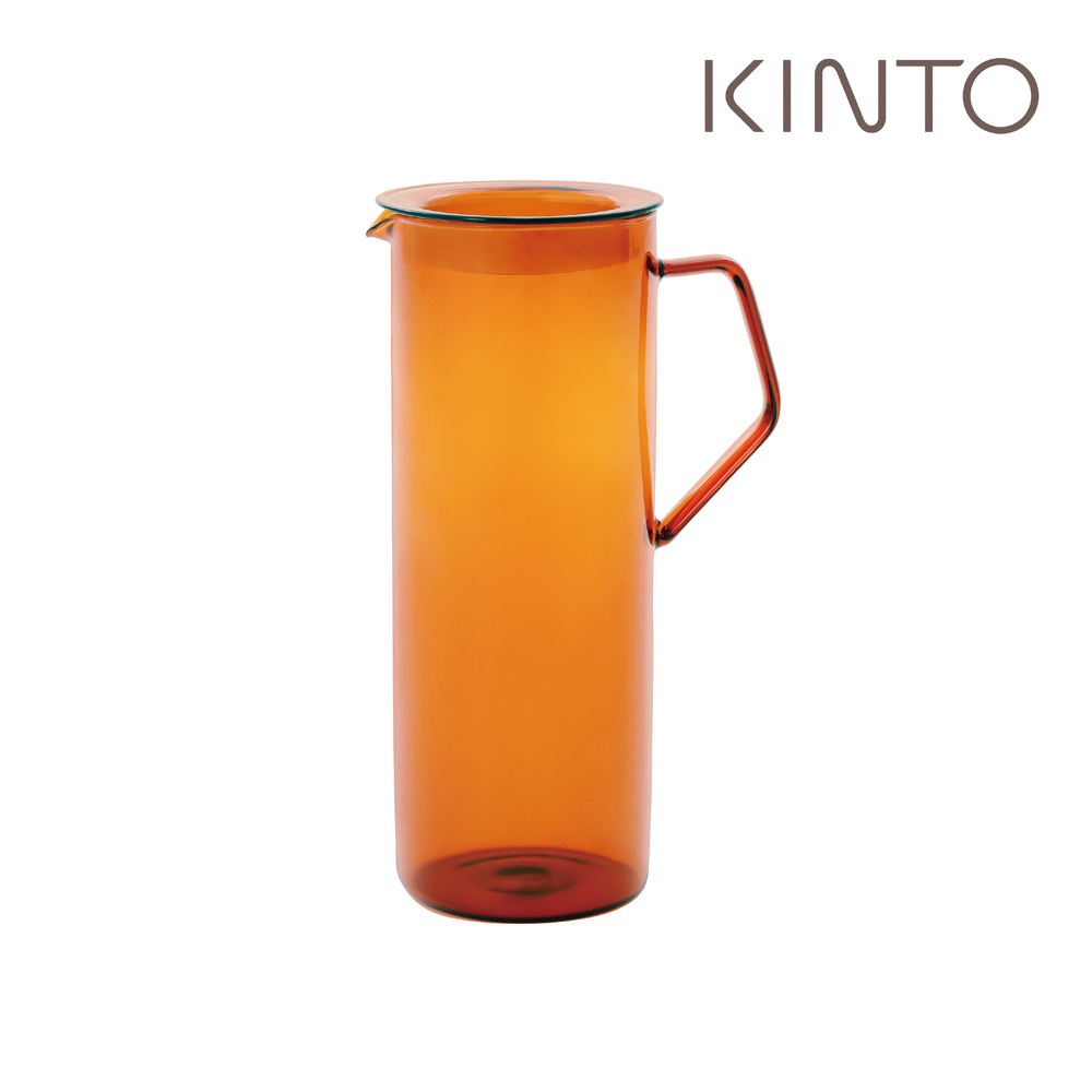 KINTO / CAST AMBER琥珀色耐熱玻璃水瓶 1.2L