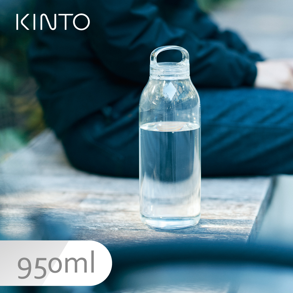 KINTO / WATER BOTTLE 輕水瓶950ml-清透晶