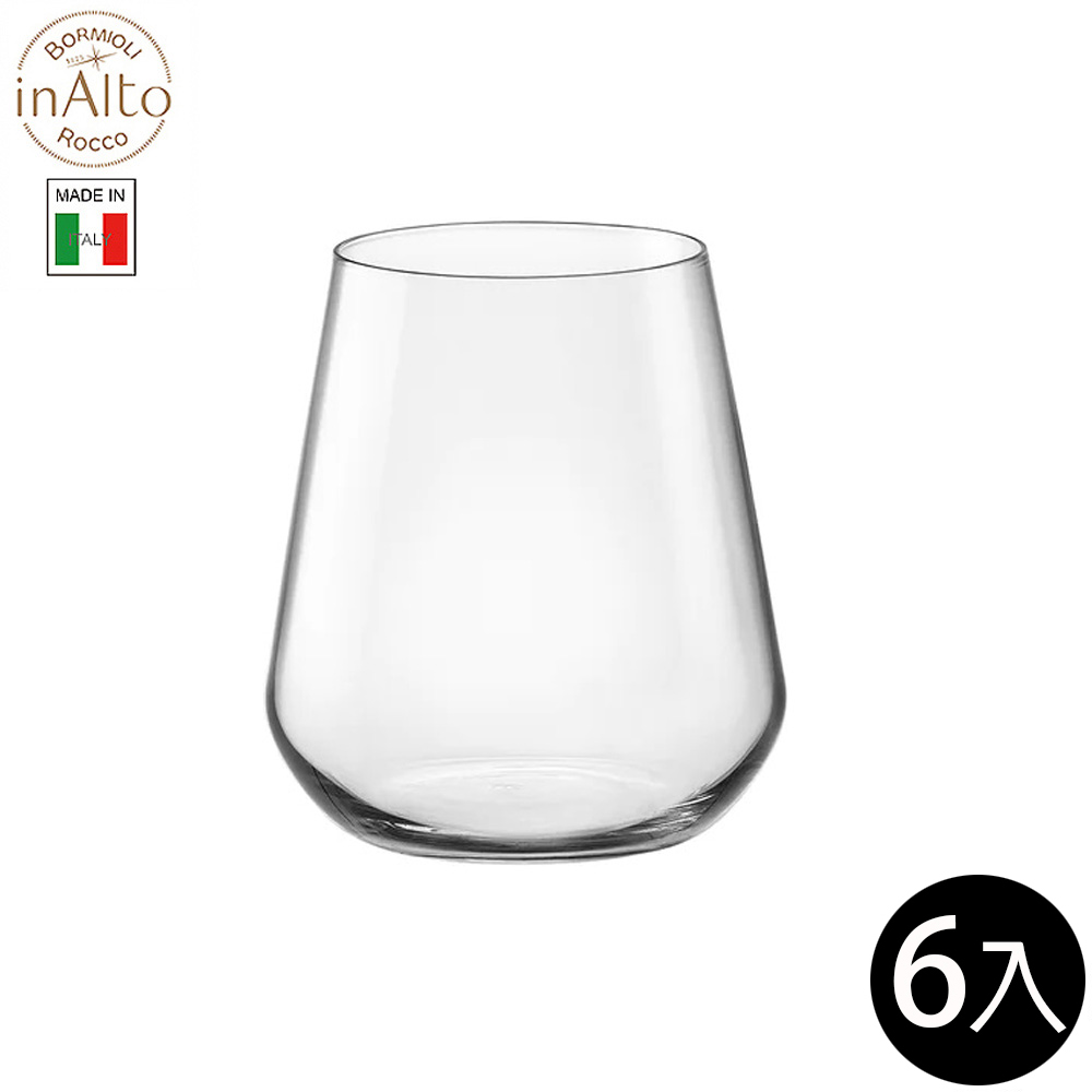 InAlto UNO 強化無鉛水晶水杯-450ml/6入