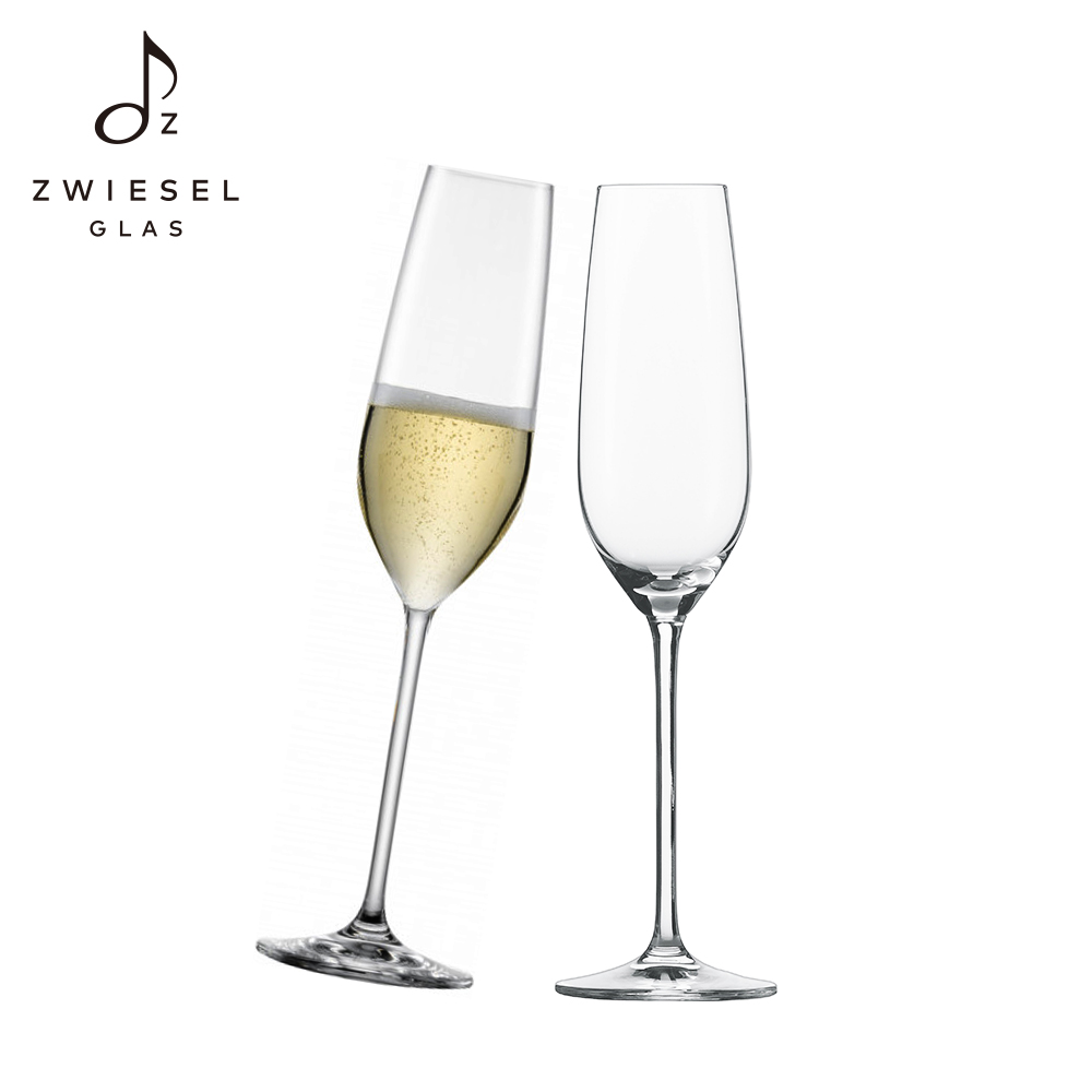 德國蔡司酒杯Zwiesel Glas Fortissimo 香檳杯240ml 2入組