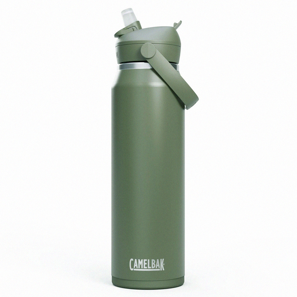 【CamelBak】1000ml Flip Straw不鏽鋼多水吸管保溫瓶(保冰)