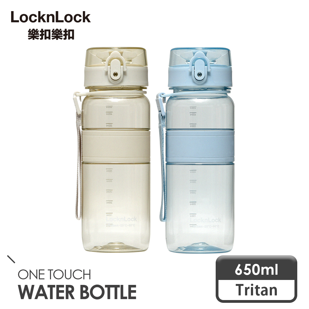 【樂扣樂扣】Tritan優質彈蓋提帶水壺650ml(1A01-ABF532)