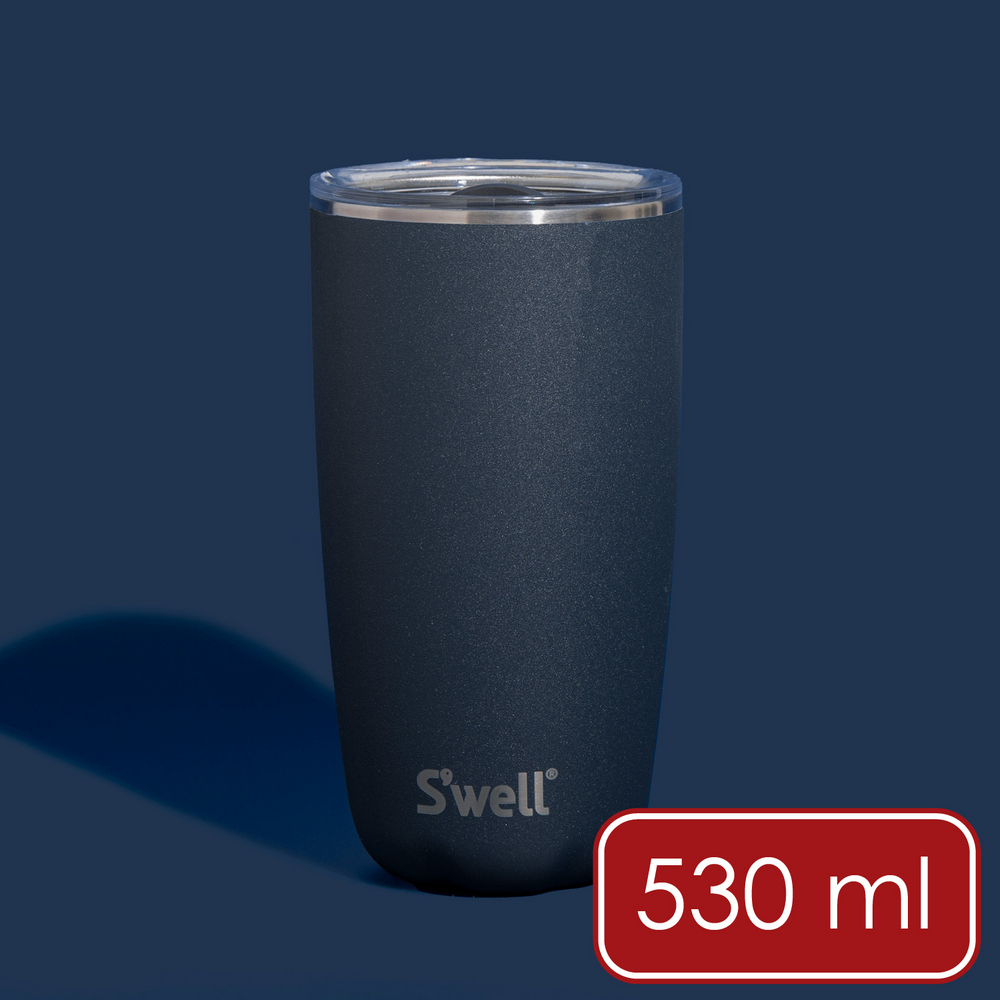 《S'well》Tumbler不鏽鋼滑蓋保溫杯(海軍藍530ml)