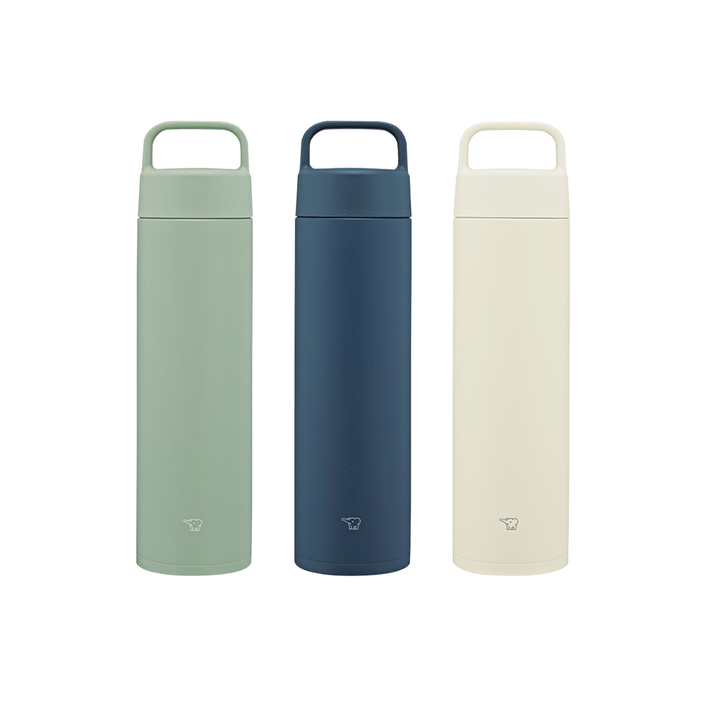 【ZOJIRUSHI 象印】不鏽鋼一體式中栓 吊環真空保溫杯-650mlSM-RS65(保溫瓶)