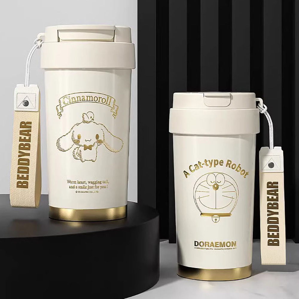 【BEDDYBEAR】輕心保溫咖啡杯 500ml-白金大耳狗、白金夢、白金百事、白金Hello Kitty