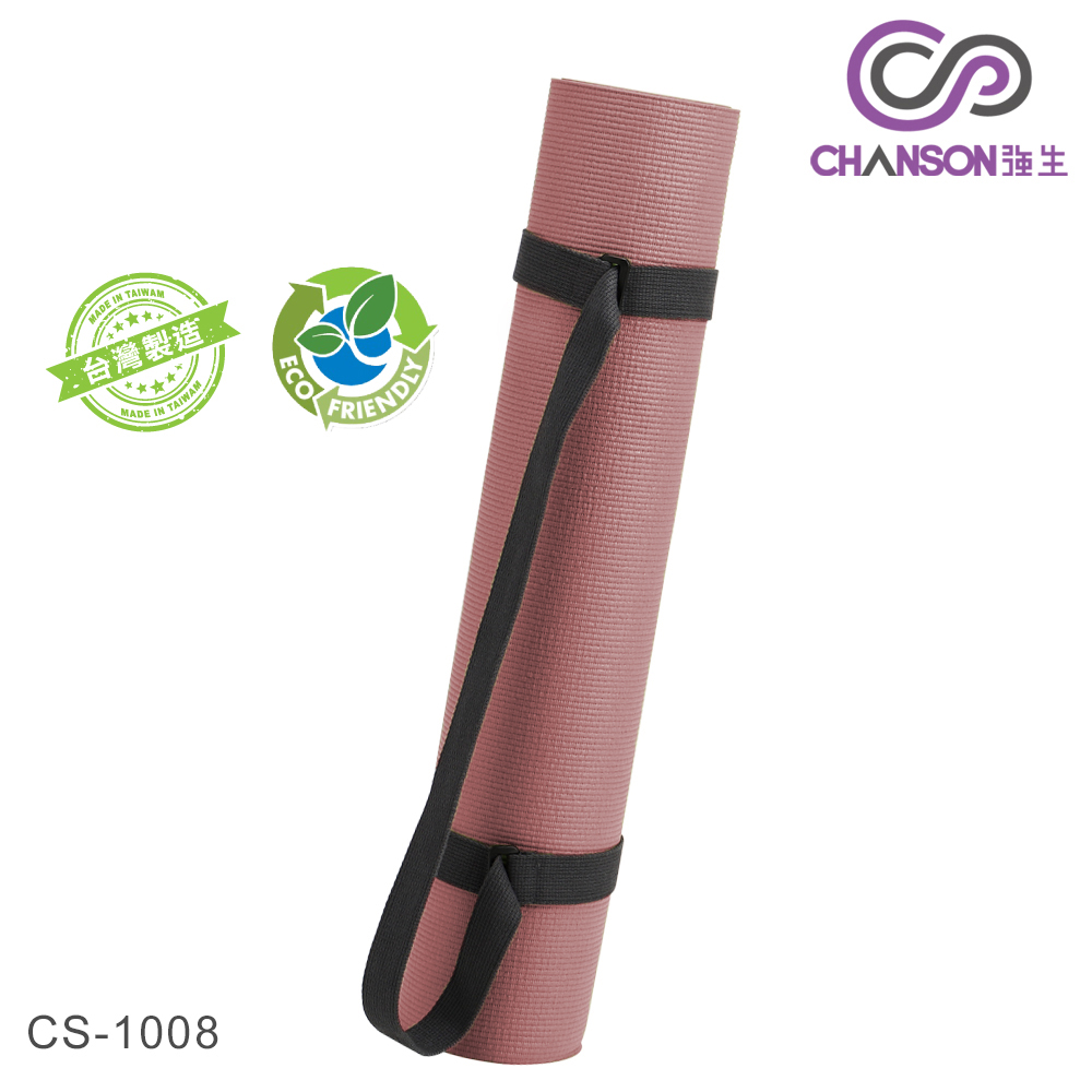 【強生CHANSON】CS-1008 ECO瑜珈運動墊 (粉色)