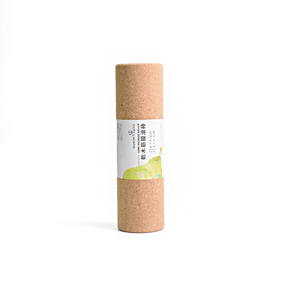 Approach yoga 與自然滾動-軟木筋膜滾棒-30cm