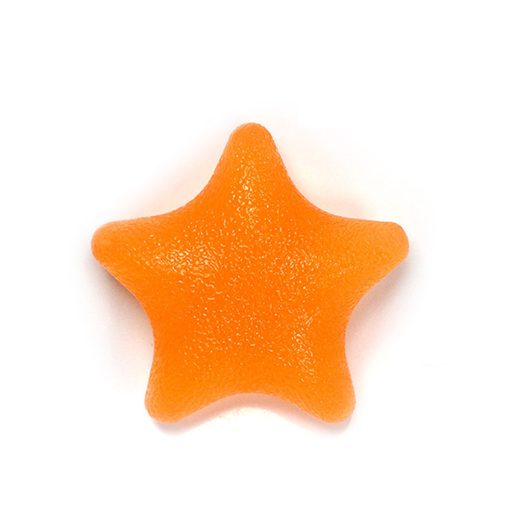 ADISI 星星造型果凍手握球 AS18071/橘色