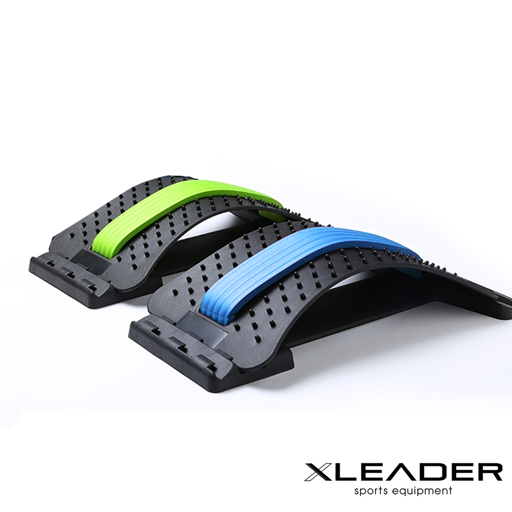 【Leader X】腰頸部伸展輔助器 按摩挺腰板(兩色任選)