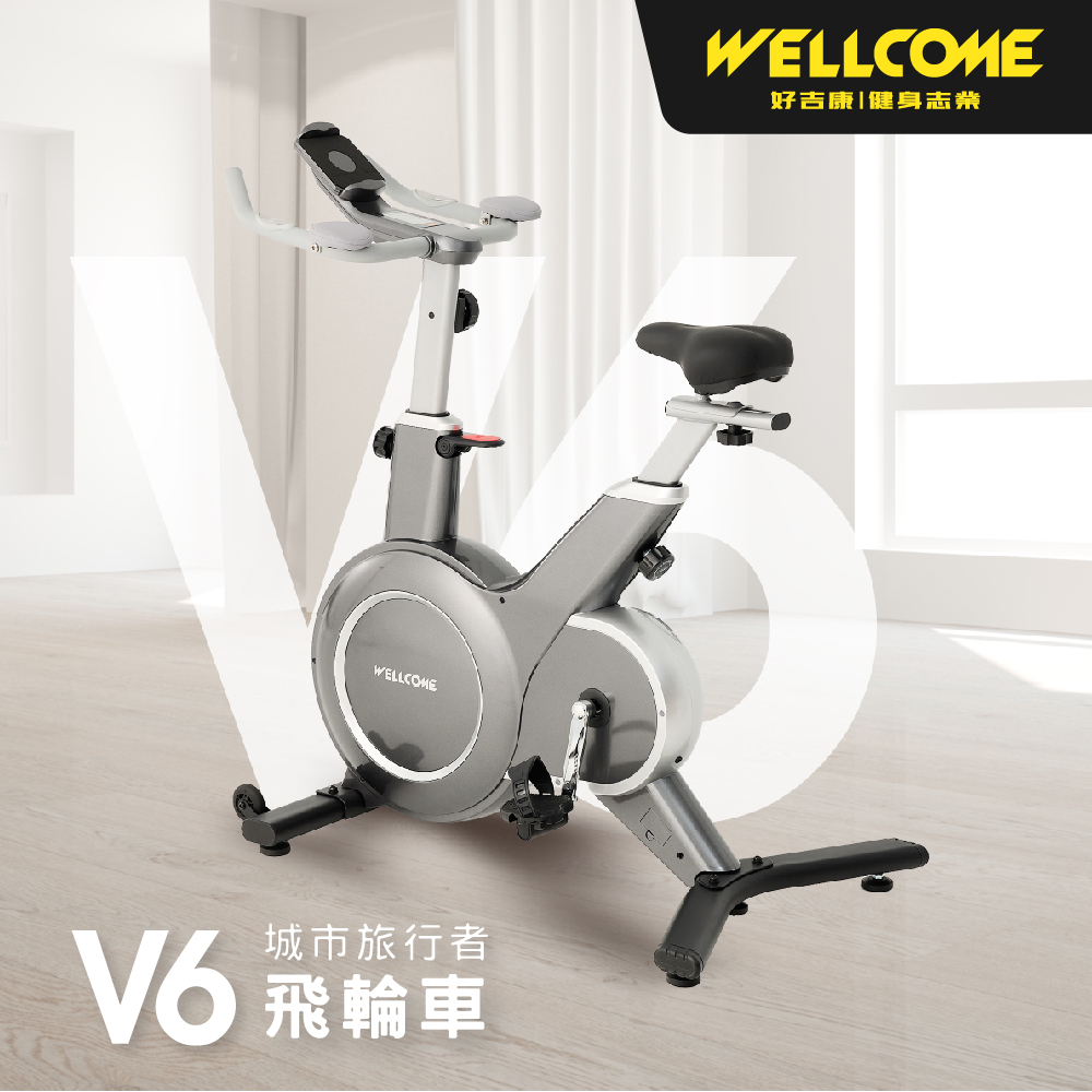 v6城市旅行者飛輪健身車wellcome好吉康- FindPrice 價格網