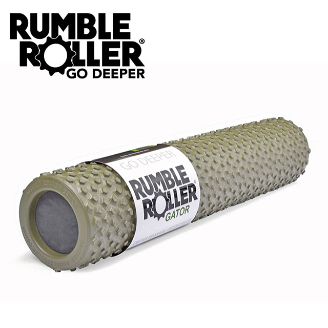 Rumble Roller 揉壓按摩滾輪 狼牙棒 Gator 鱷皮系列(56cm)免運/美國製造/代理商貨