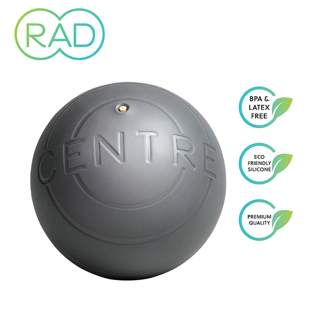 RAD Centre 核心充氣按摩球 17cm 瑜珈球 腹部按摩球 防爆 運動舒緩 筋膜放鬆 附打氣筒