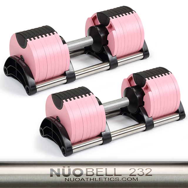 瑞典 NUO 232可調式啞鈴32KG（粉紅）-2入