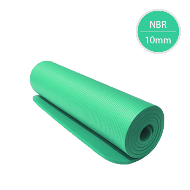 [SUKEII NBR高密度瑜珈墊(10mm) 湖綠色 x2
