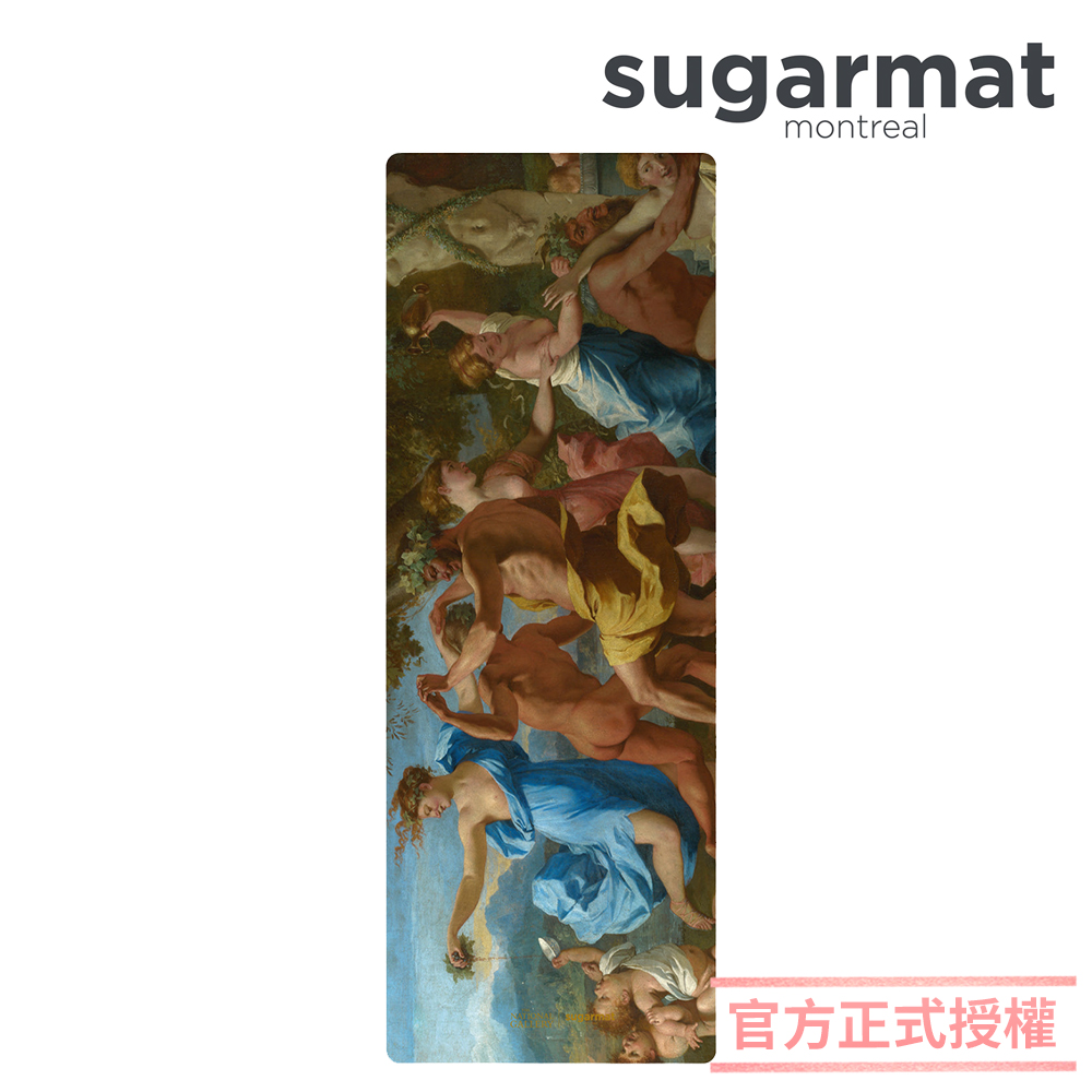 【加拿大Sugarmat】頂級加寬PU瑜珈墊(1.8mm) 狂歡酒神節慶