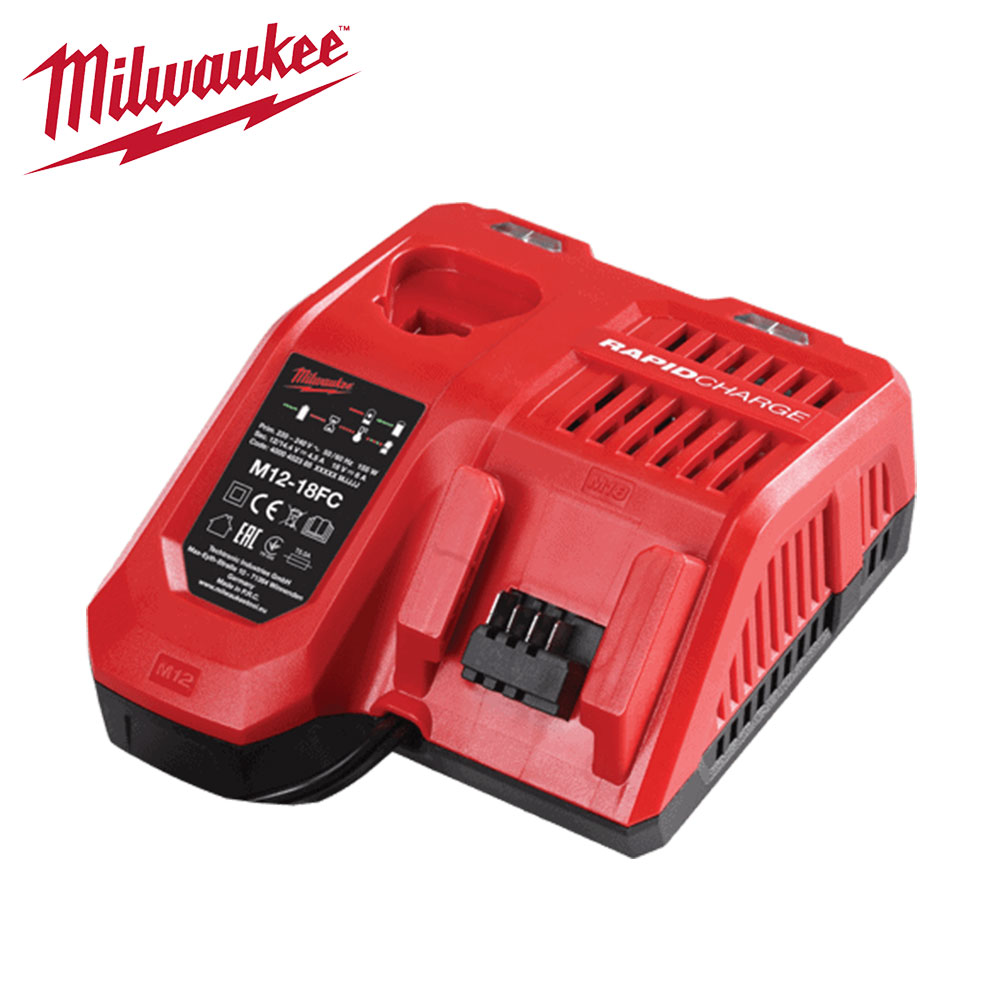 Milwaukee 美沃奇 12-18V鋰電快充電器 (12-18FC)