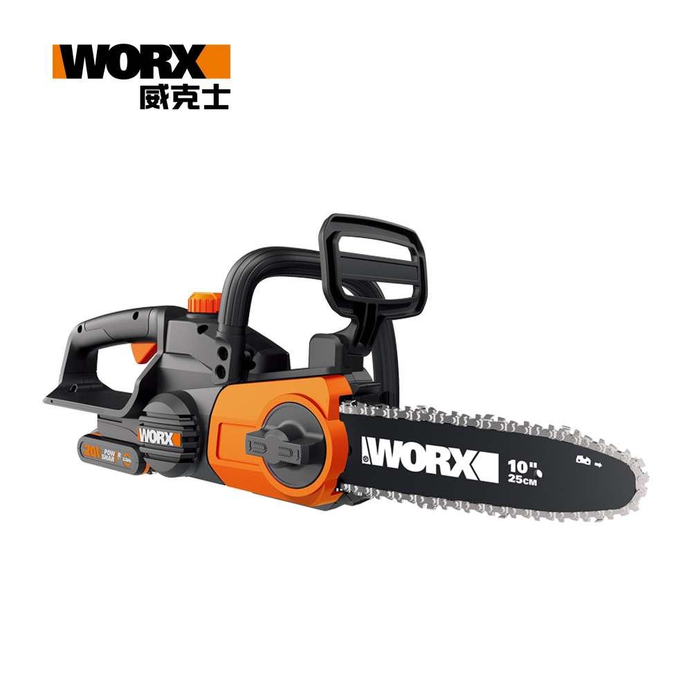 WORX 威克士 20V 25cm 鋰電鏈鋸機 WG322E