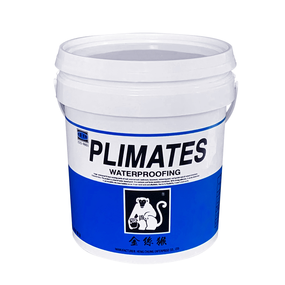 Plimates 金絲猴 P-707A 水性壓克力水泥強化劑 乳白透明-1加侖裝