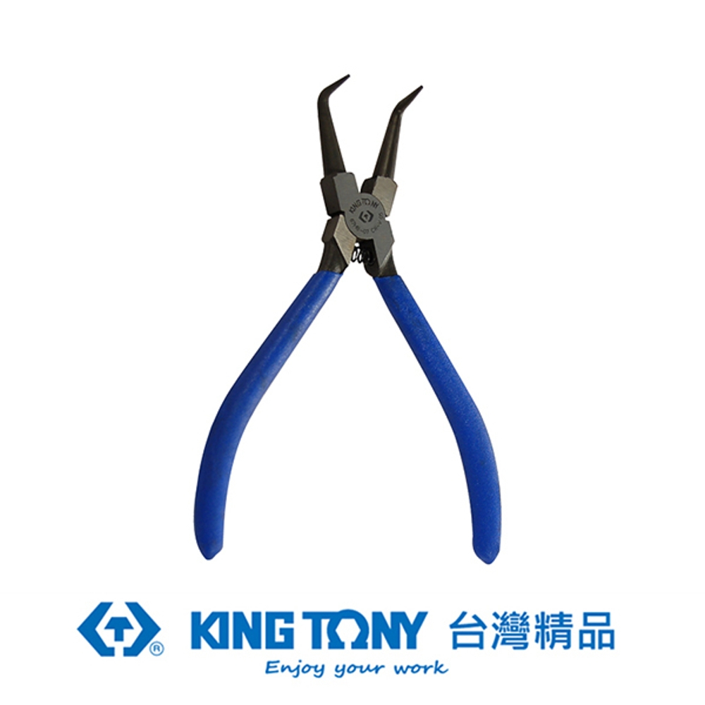 KING TONY 金統立 專業級工具 內90度C型扣環鉗 (日式) 7" KT67HB-07
