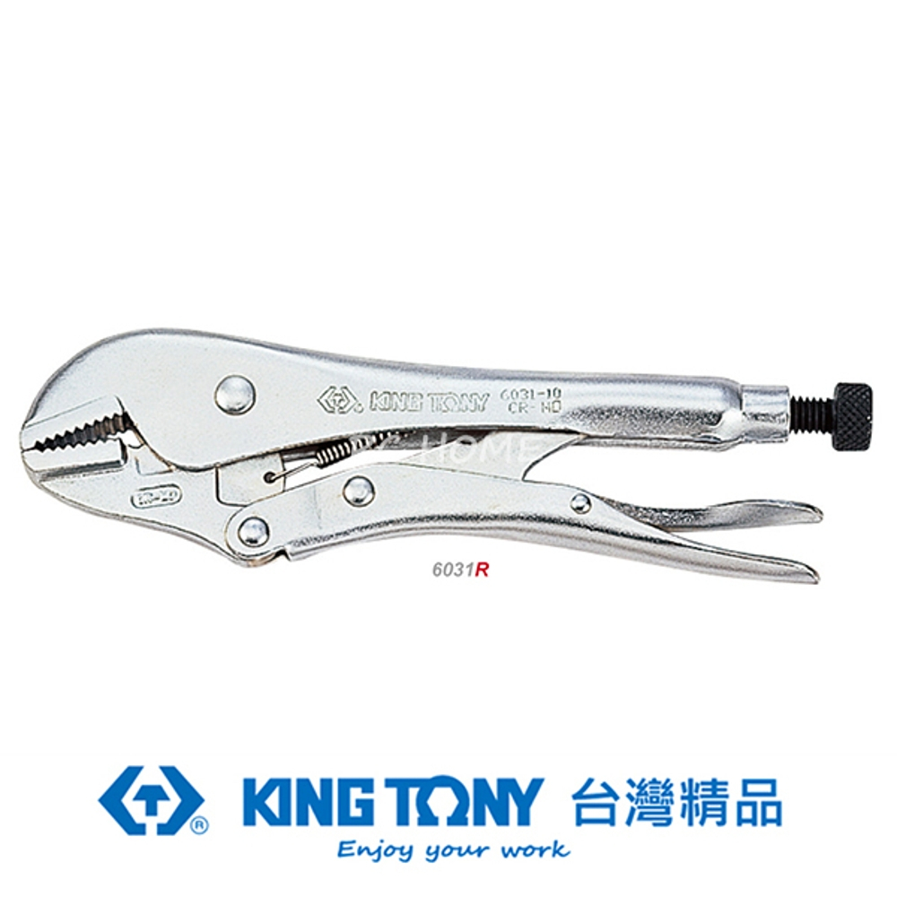 KING TONY 金統立 專業級工具 平口型萬能鉗 9" KT6031-10R